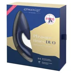 WOMANIZER DUO - BLEUET -Vibrateurs boutique 0037059 w duo blueberry