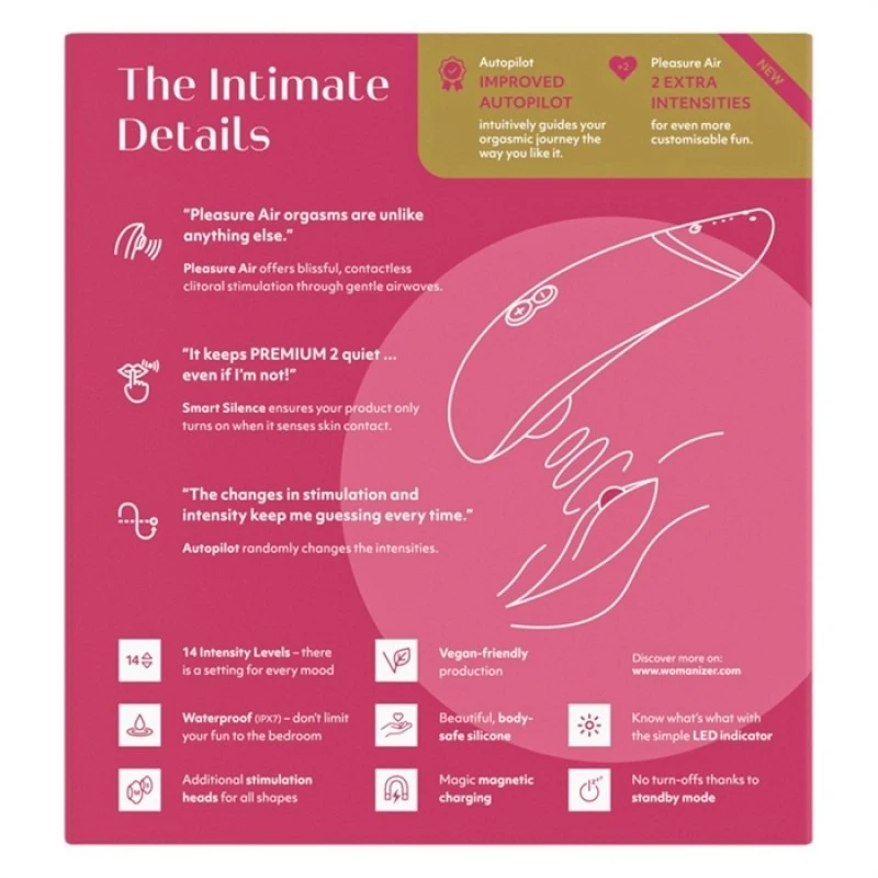 WOMANIZER - PREMIUM2 - FRAMBOISE 6 WOMANIZER - PREMIUM2 - FRAMBOISE – Image 4