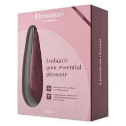 WOMANIZER - CLASSIC2 - BORDEAUX -Vibrateurs boutique 0041372 classic 2 bordeaux