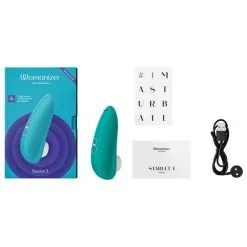 WOMANIZER - STARLET3 - TURQUOISE -Vibrateurs boutique 0041460 starlet 3 turquoise