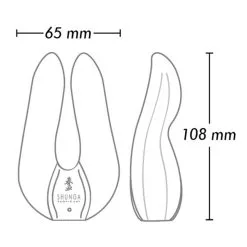 SHUNGA - AIKO - NOIR -Vibrateurs boutique 0044715 aiko stimulateur intime noir