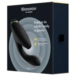 WOMANIZER - DUO 2 - NOIR -Vibrateurs boutique 0046291 womanizer duo 2 black