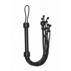 PAIN - SHORT LEATHER BAIDED FLOGGER