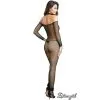 BODYSTOCKING EN FILET AVEC COL ATTACHÉ -Vibrateurs boutique 0319 black back cropped crop