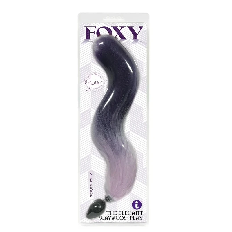 FOXY TAIL - MAUVE 3 FOXY TAIL - MAUVE