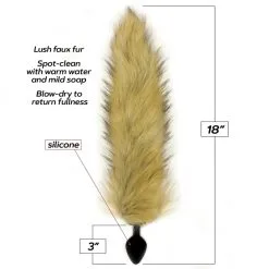 FOXY TAIL - GOLD -Vibrateurs boutique 1403a 1024x1024 2x