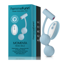 FEMMEFUNN-MOMENTA-VIBRATING KEGEL-BLEU PÂLE