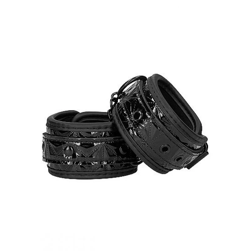 OUCH! LUXURY ANKLE CUFFS- NOIR 4 OUCH! LUXURY ANKLE CUFFS- NOIR – Image 2