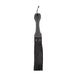 PAIN - WOODEN HANDLE BELT WHIP FLOGGER LEATHER
