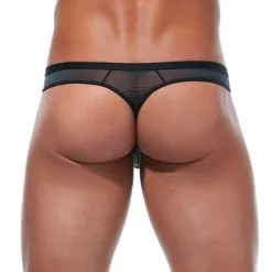 GREGG - STRING RENEGADE- NOIR 8 GREGG - STRING RENEGADE- NOIR -Vibrateurs boutique 172104 back 1