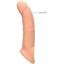 REALROCK - PENIS EXTENDER RINGS 22 CM FLESH -Vibrateurs boutique 22cm realrock
