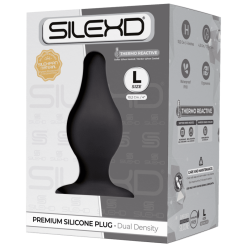 SILEXD - PLUG - MODÈLE 2 - LARGE -Vibrateurs boutique 230894 pluglblackmodel8 caja1000x1000 2048x2048