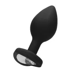 OUCH! DIAMOND HEART BUTT PLUG - REGULIER - NOIR -Vibrateurs boutique 335blk3