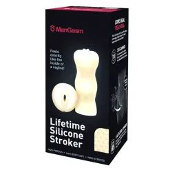 LIFETIME SILICONE STROKER WHITE 11 LIFETIME SILICONE STROKER WHITE -Vibrateurs boutique ab50690 2
