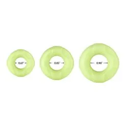 FORTO - ANNEAU D'ÉRECTION EN SILICONE F33 - LARGE - VERT FLUORESCENT -Vibrateurs boutique apa02471 4 1200x