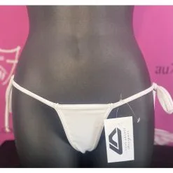 LOUISE-ANDRÉE DESIGNER - STRING À CORDES -Vibrateurs boutique blanc