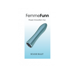 FEMMEFUNN-BOUGIE BULLET -BLEU CLAIR
