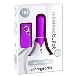 SENSUELLE WIRELESS BULLET RECHARGEABLE MAUVE -Vibrateurs boutique bt w37pu 2