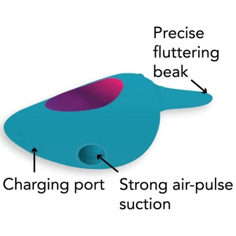 CARESS - STIMULATEUR CLITORIDIEN - TURQUOISE 3 CARESS - STIMULATEUR CLITORIDIEN - TURQUOISE