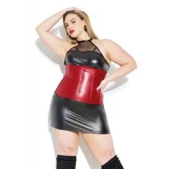 DARQUE - CORSET SIMPLE - MERLOT -Vibrateurs boutique d9352x merlot fv