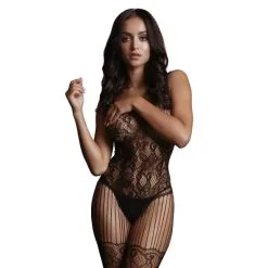 LE DÉSIR - LACE AND FISHNET BODYSTOCKING 7 LE DÉSIR - LACE AND FISHNET BODYSTOCKING -Vibrateurs boutique des011blkos