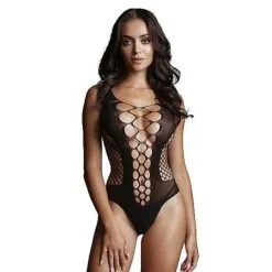 LE DÉSIR CONTRAST FENCE NET TEDDY -Vibrateurs boutique des019