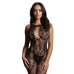 LE DÉSIR - CRISS CROSS NECK BODYSTOCKING -Vibrateurs boutique des023