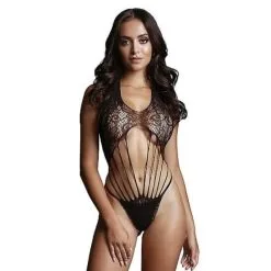 LE DÉSIR - STRAPPY LACE TEDDY -Vibrateurs boutique des24