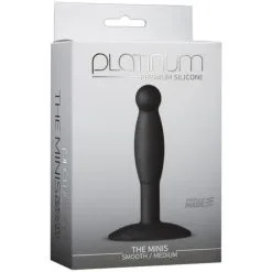 PLATINUM SILICONE MINI BLACK 5 PLATINUM SILICONE MINI BLACK -Vibrateurs boutique dj0103 42 bx 2