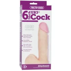 VAC-U-LOCK UR3 COCK 6" FLESH -Vibrateurs boutique dj1015 21 bx 02