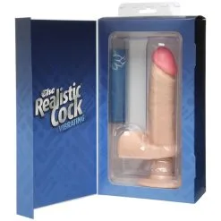 VIBRATING REALISTIC COCK 6" PEAU -Vibrateurs boutique dj1156 01 bx 3