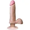 VIBRATING REALISTIC COCK 6" PEAU -Vibrateurs boutique dj1156 01 bx 4
