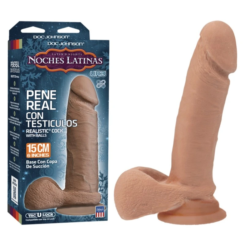 NOCHES LATINAS PENE REAL - 6" 3 NOCHES LATINAS PENE REAL - 6"