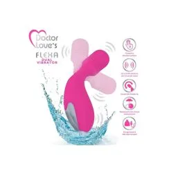 DOCTOR LOVE'S DUAL VIBRATOR -Vibrateurs boutique dual vibrators dual vibrator silicone pink 1