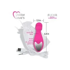 DOCTOR LOVE'S DUAL VIBRATOR -Vibrateurs boutique dual vibrators dual vibrator silicone pink 2