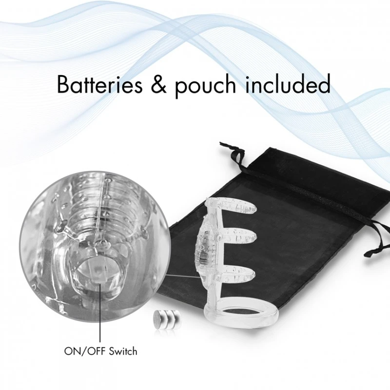 Vibrating - Vibrating Cock Cage - Clear 9 Vibrating - Vibrating Cock Cage - Clear – Image 7