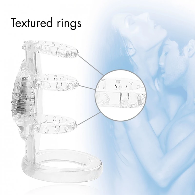 Vibrating - Vibrating Cock Cage - Clear 4 Vibrating - Vibrating Cock Cage - Clear – Image 2