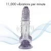 Vibrating - Vibrating Cock Cage - Clear -Vibrateurs boutique dvslv10 8
