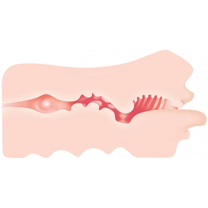 REAL MOUTH STROKER - FLESH 3 REAL MOUTH STROKER - FLESH