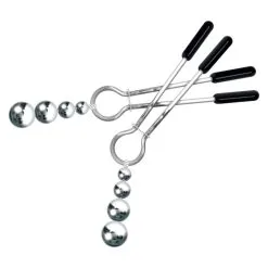 A&E EVE S NAUGHTY NIPPLE CLIPS ARGENT NOIR 9 A&E EVE S NAUGHTY NIPPLE CLIPS ARGENT NOIR -Vibrateurs boutique ev007755 2