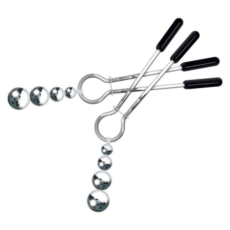 A&E EVE S NAUGHTY NIPPLE CLIPS ARGENT NOIR 6 A&E EVE S NAUGHTY NIPPLE CLIPS ARGENT NOIR – Image 4