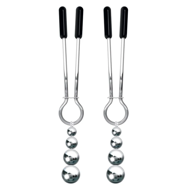 A&E EVE S NAUGHTY NIPPLE CLIPS ARGENT NOIR 4 A&E EVE S NAUGHTY NIPPLE CLIPS ARGENT NOIR – Image 2