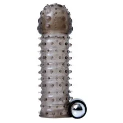 VIBRATING PENIS SLEEVE KIT CLEAR SMOKE -Vibrateurs boutique ev008158 3