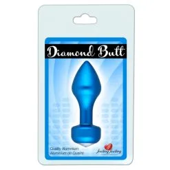 DIAMOND BUTT ALUMINIUM 83MM X 30MM BLEU -Vibrateurs boutique fb1004 2