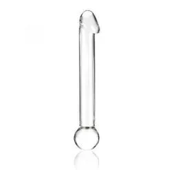 GLÄS - 7'' REALISTIC HEAD GLASS DILDO