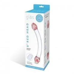 GLÄS - RED HEAD DOUBLE DILDO