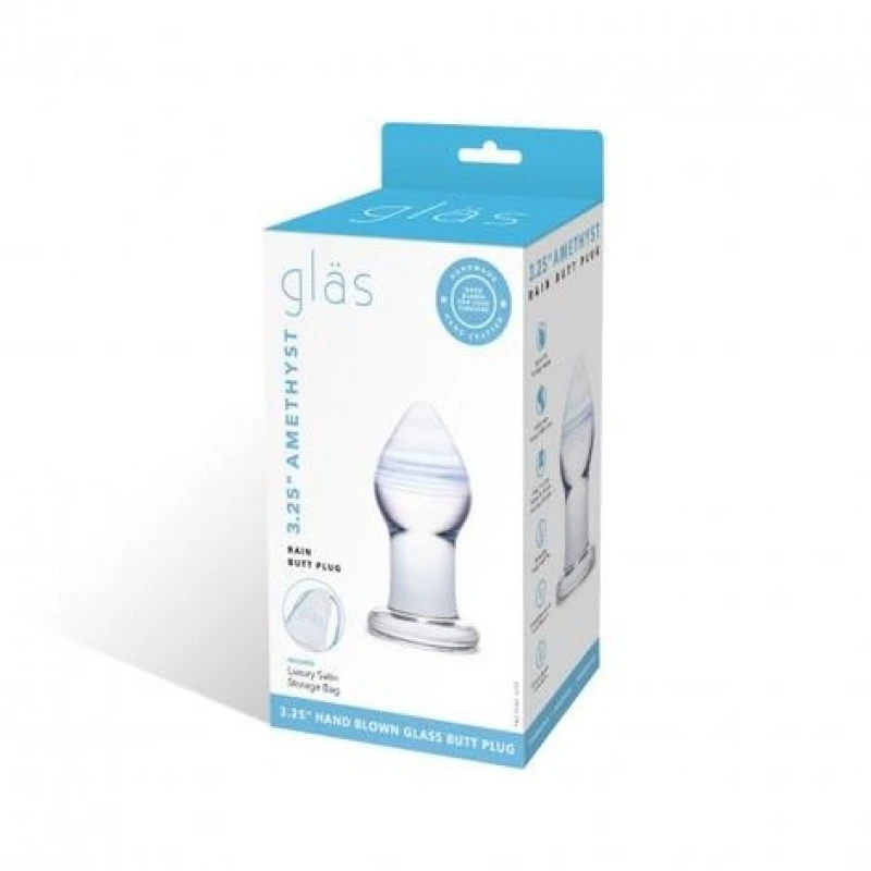 GLÄS - AMETHYST BUTT PLUG 3 GLÄS - AMETHYST BUTT PLUG