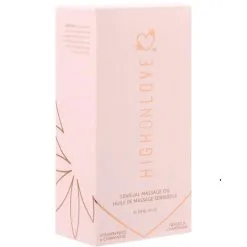 HIGH ON LOVE - HUILE BAIN SENSUELLE FRAISE ET CHAMPAGNE
