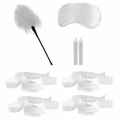 OUCH! HONEYMOON BONDAGE KIT - BLANC