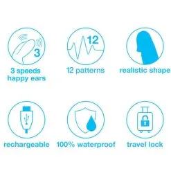 Happy Rabbit Realistic Black